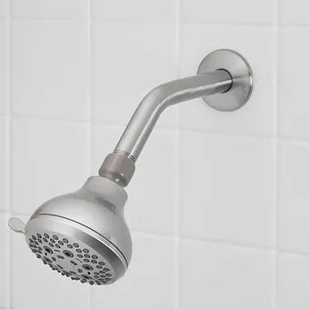 Aqua Plumb 8" Shower Arm and Flange Brushed Nickel