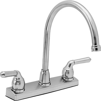 Pro Plus Gooseneck Spout Two- Handle Kitchen Faucet