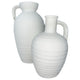 White Textured Vase Tall