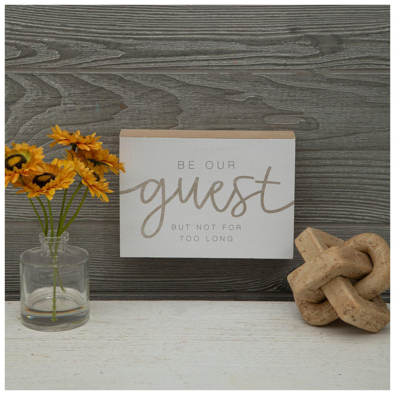 Be Our Guest Sign