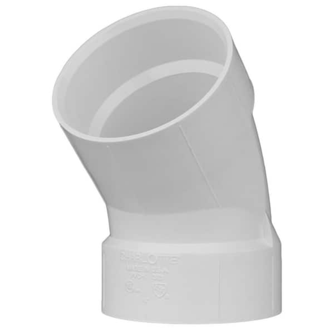 LP323-030 - 3” PVC DWV STREET 1/8 BEND
