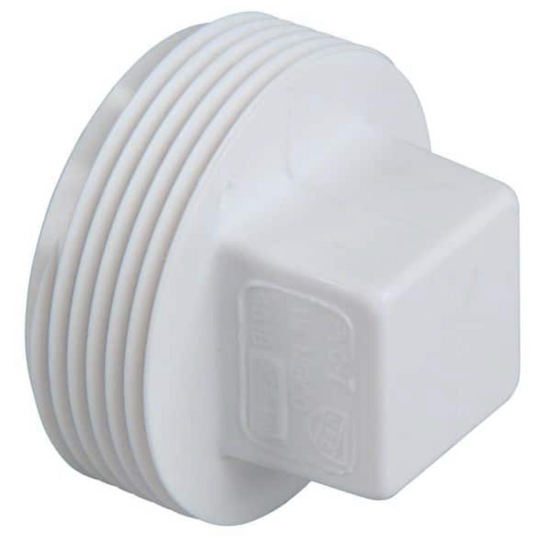 P106-020 - 2” PVC DWV MPT PLUG