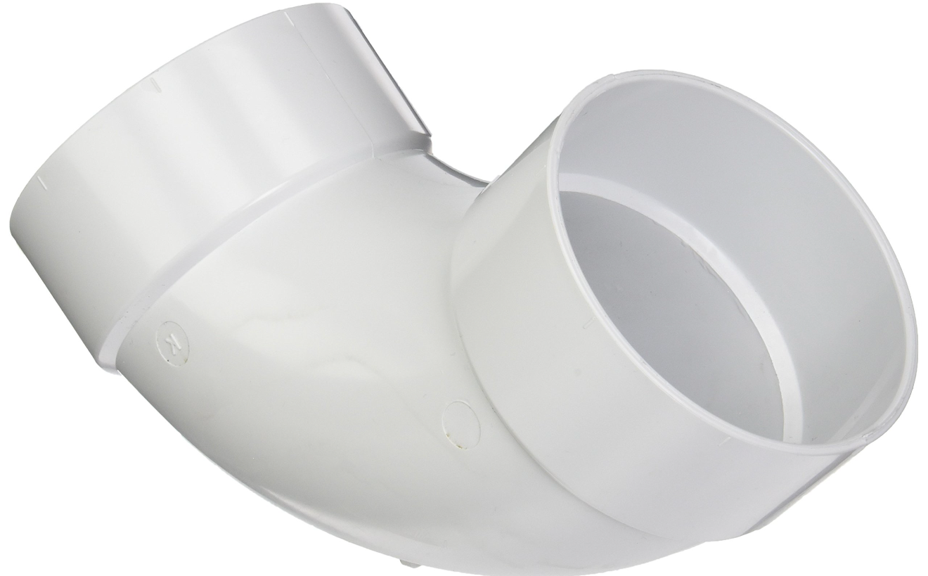 LP300-040 - 4” PVC DWV 1/4 BEND