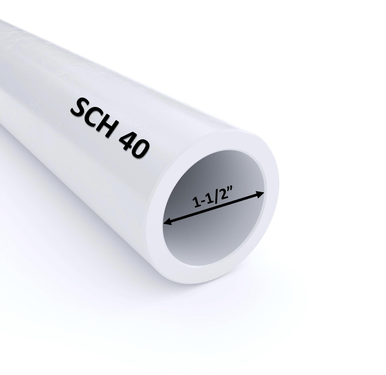 1-1/2” PVC PIPE SCH40 DUAL MARK BOE