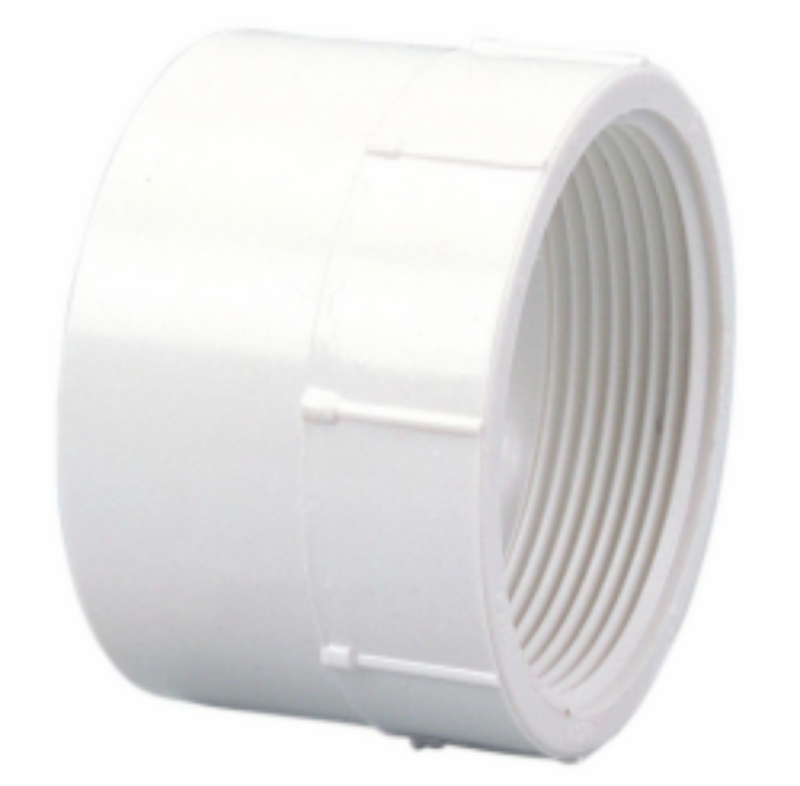 LP101-030 - 3” PVC DWV FEMALE ADAPTER (FPT x HUB)