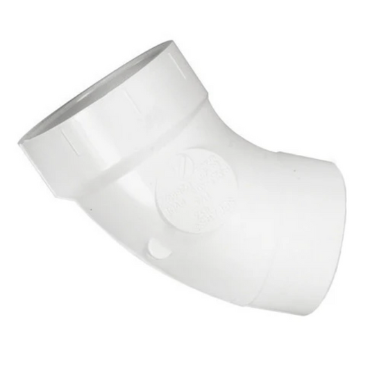 LP323-030 - 3” PVC DWV STREET 1/8 BEND