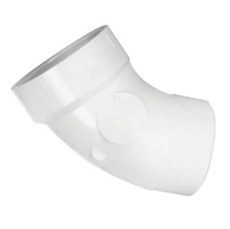 LP323-030 - 3” PVC DWV STREET 1/8 BEND