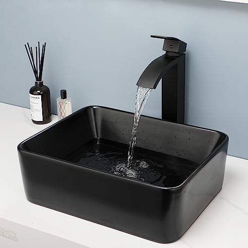 Black Vessel Sink (Rectangle)16*12