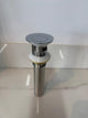 EVERFLOW Raven One Touch Pop-Up Drain For Vessels with Overflow (Chrome Plated - 30-06CP)