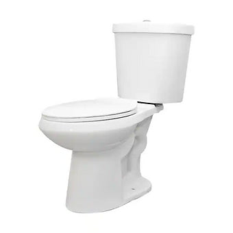 Dual Flush Elongated Toilet (White)