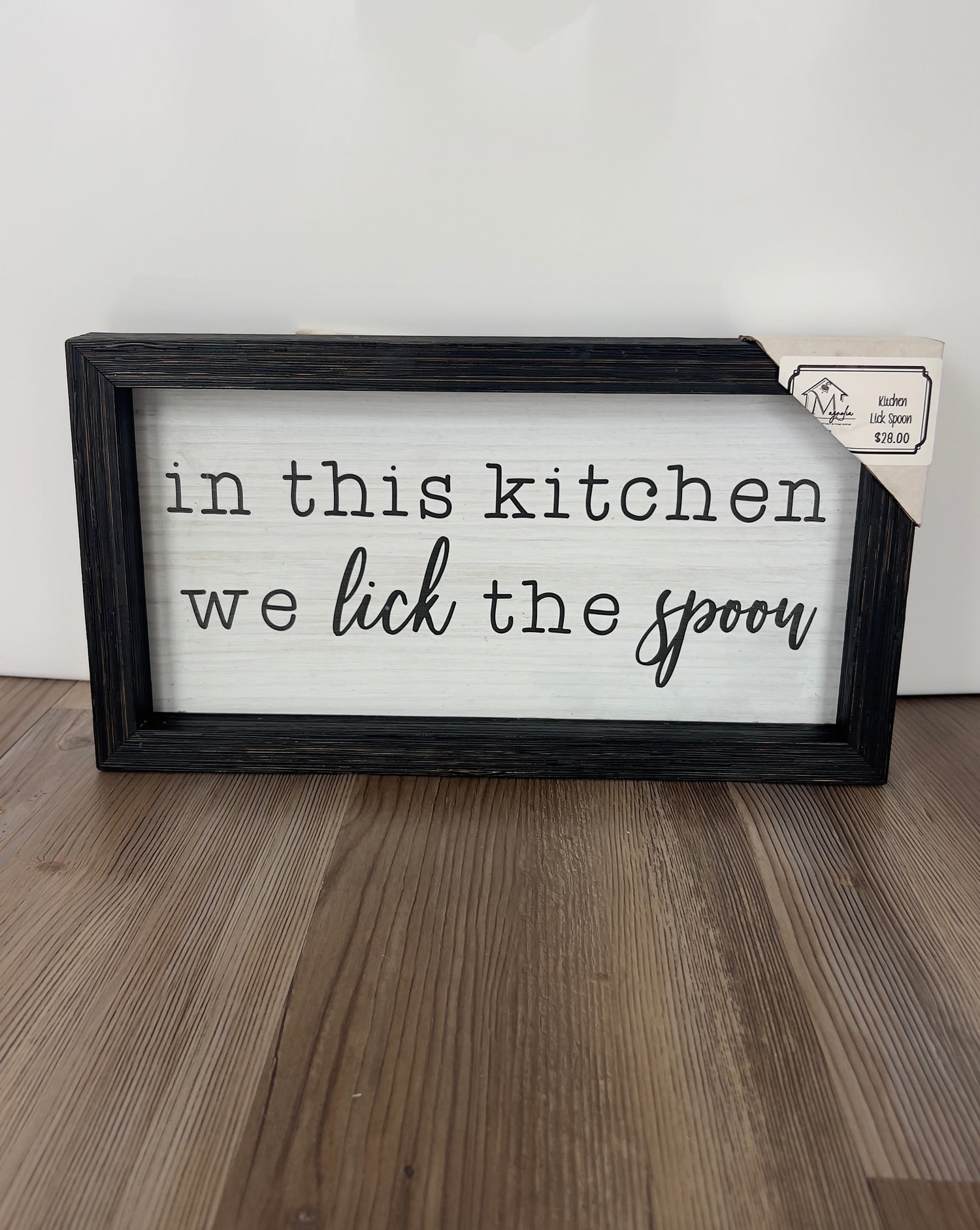 Kitchen Lick Spoon Wood Wall Decor