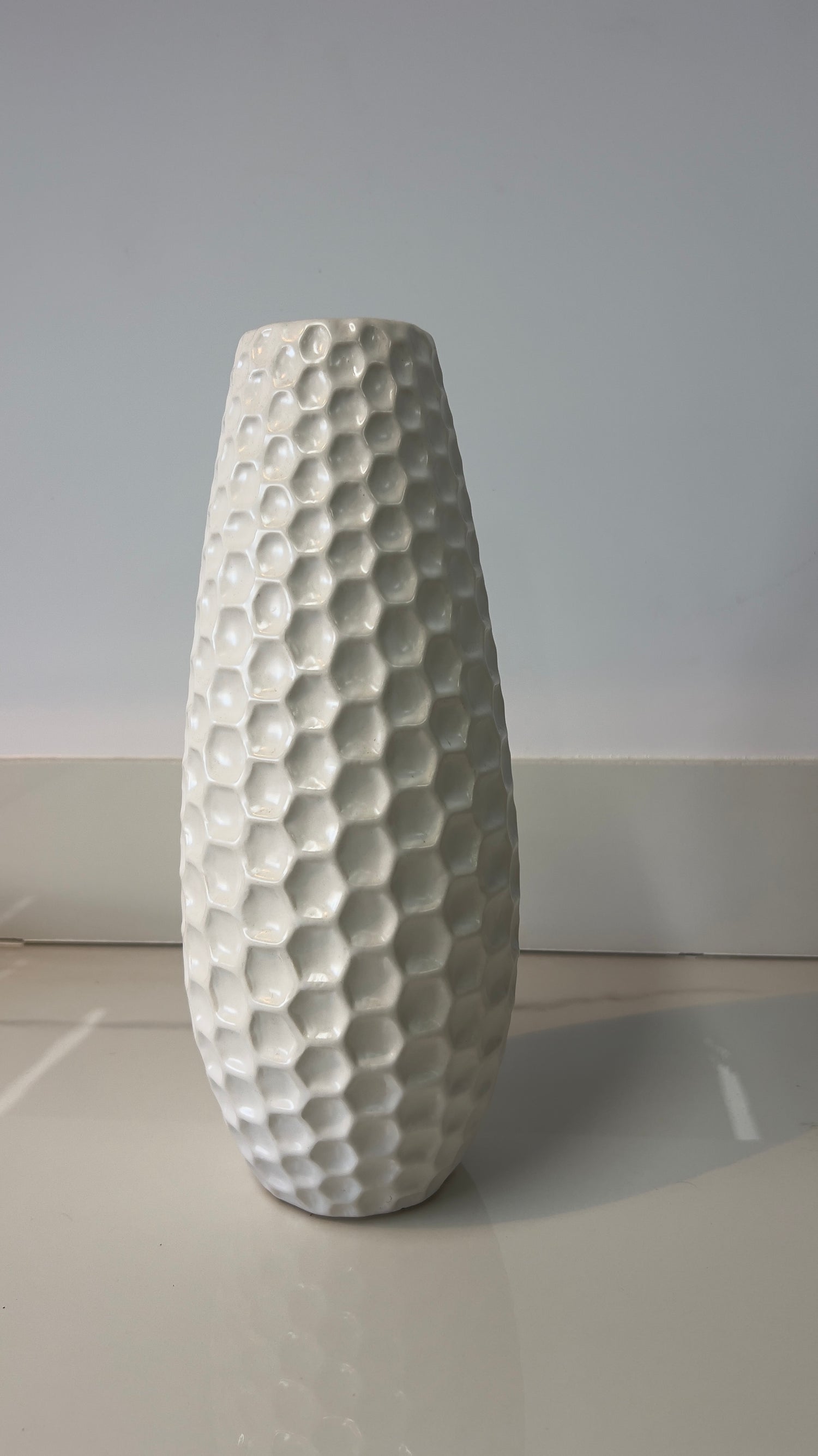 XO White Vase