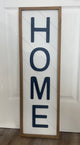 “HOME” Blue Sign