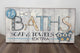 Hot Baths Sign