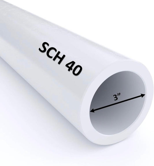 3” PVC PIPE SCH40 DUAL MARK BOE