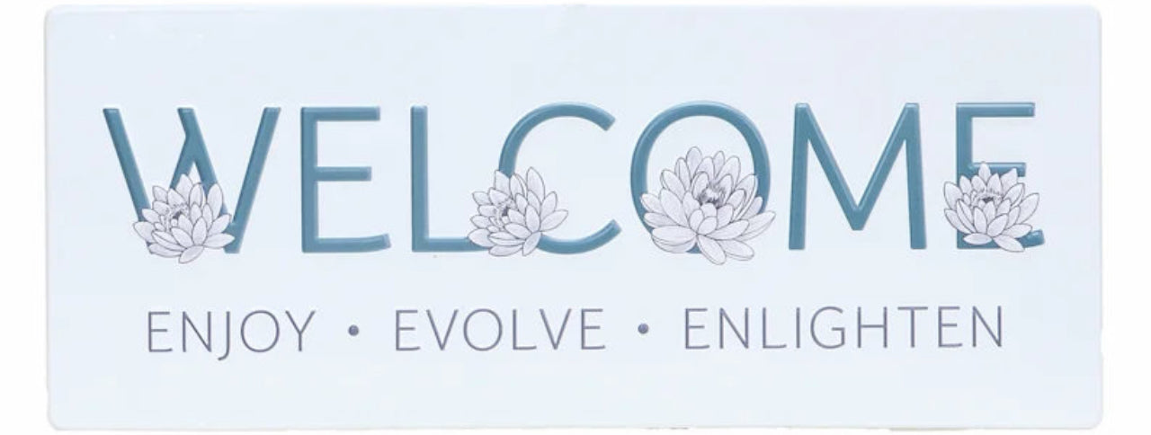 Metal Welcome Sign