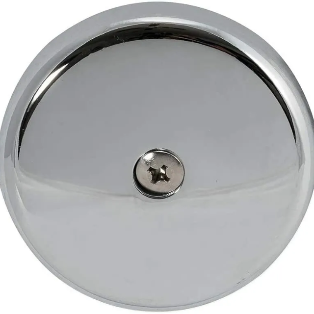 AquaPlumb Overflow Face Plate-Chrome