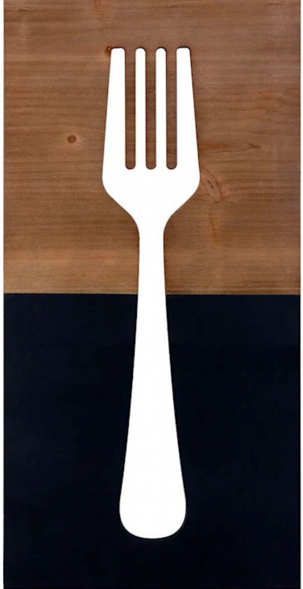Wooden Fork and Spoon Set