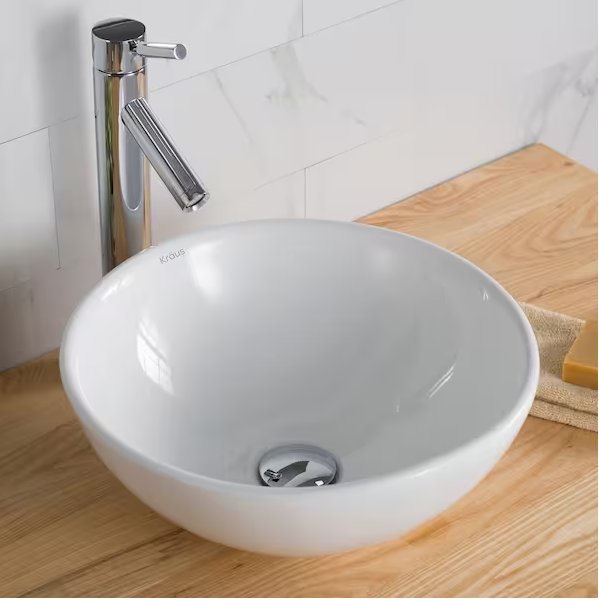 KRAUS Soft Round Vessal Sink