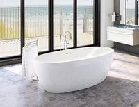 White Fleurco Freestanding Tub