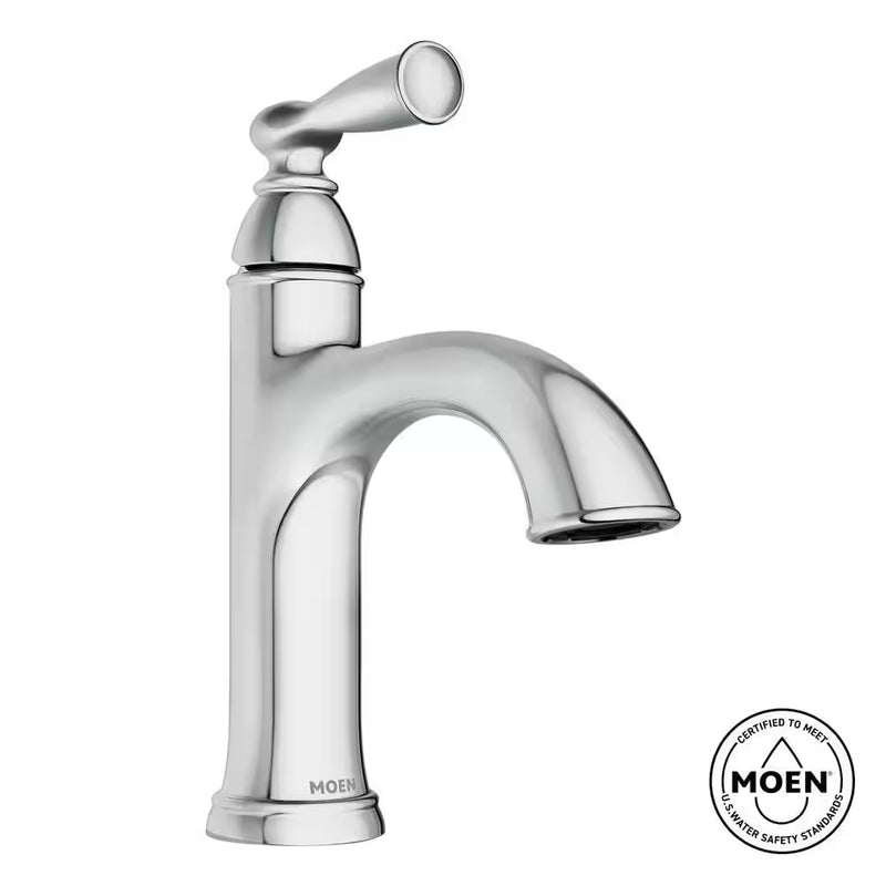 MOEN Banbury Single Handle Single Hole Bathroom Faucet in Chrome (84945)