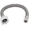 Brass Craft PSB856 Toilet Connector, 3/8" C x 7/8" BC x 12" L