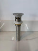 EVERFLOW Raven One Touch Pop-Up Drain For Vessels with Overflow (Brushed Nickel - 30-06N)