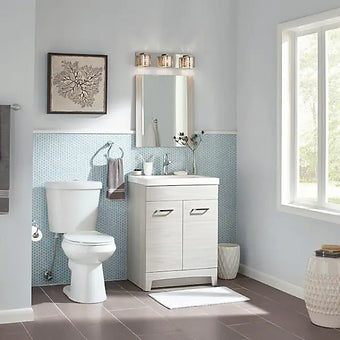 Dual Flush Elongated Toilet (White)