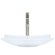 Flat Vessel Sink - White