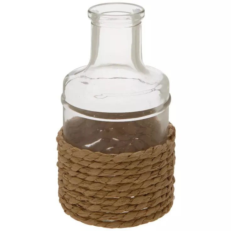 Glass Bottle With Rope