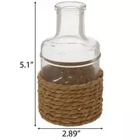 Glass Bottle With Rope