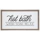Hot Bath Sign