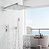 Wall or Ceiling Brass Rain Shower Head (Ackwave)