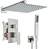 Wall or Ceiling Brass Rain Shower Head (Ackwave)