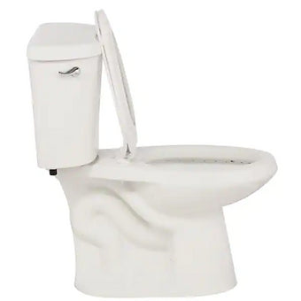 Single Flush Elongated Toilet (White)