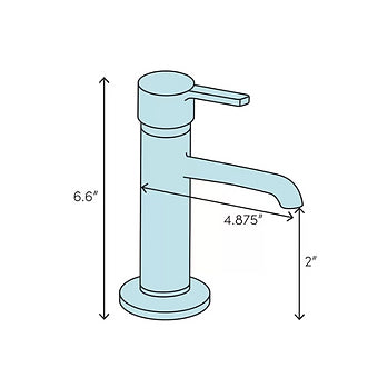 Sereno Bathroom Faucet Chrome - SYMMONS