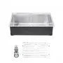 Vevor Undermount Single Bowl Basin with Accessories